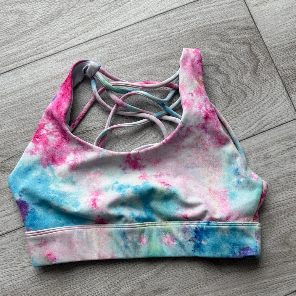 Curves N Combatboots Strappy Back Sports Bra